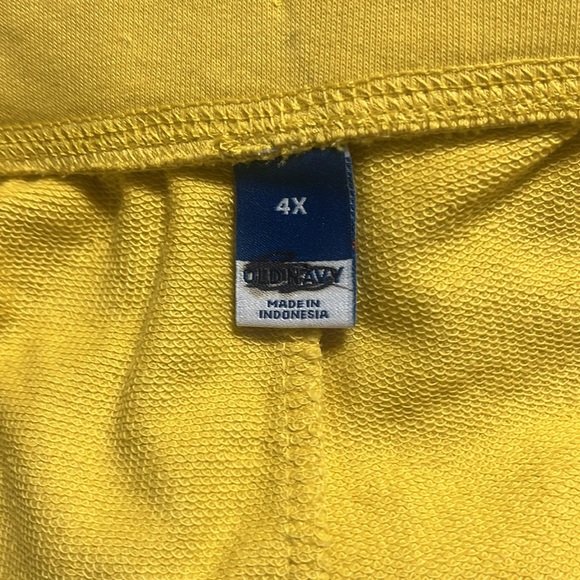 Old Navy Sweat Shorts Sz 4XL Pockets Drawstrings High Waist Casual Vacation - Picture 3 of 5